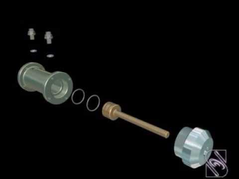Hydraulic cylinder Assembly animation video #Hydraulic cylinder Assembly #Assembly animation video Video