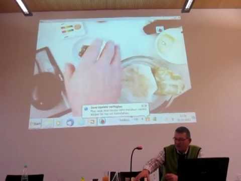 20121126 MVI 5286,Schmid,KalkwirkdemoVortrag mit USBcam,Dolomit,Kalklösichkeit,Branntkalkwirkung