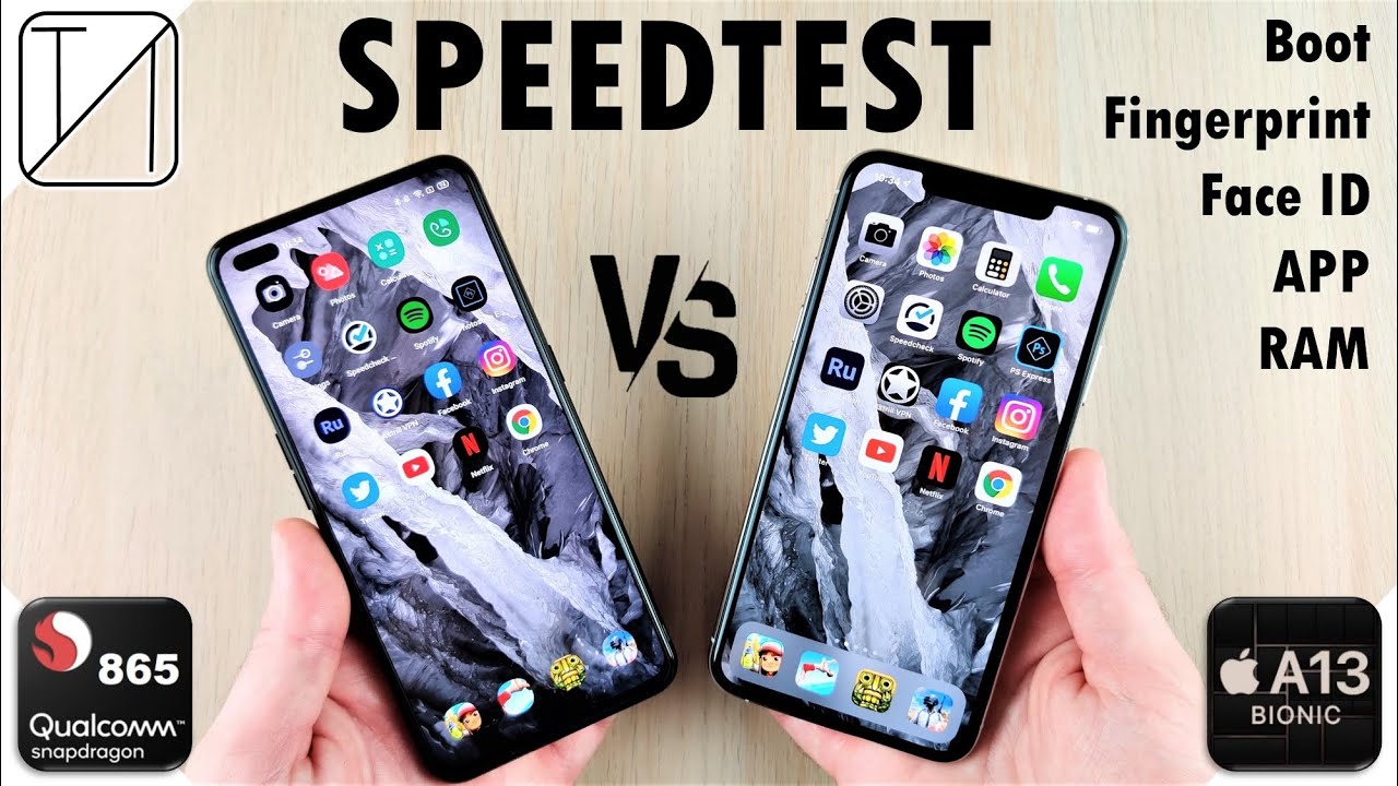 Realme X50 Pro vs iPhone 11 Pro Max Speed Test