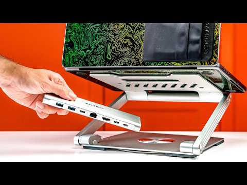 The Ultimate Laptop Stand // CABLETIME Docking Station Stand