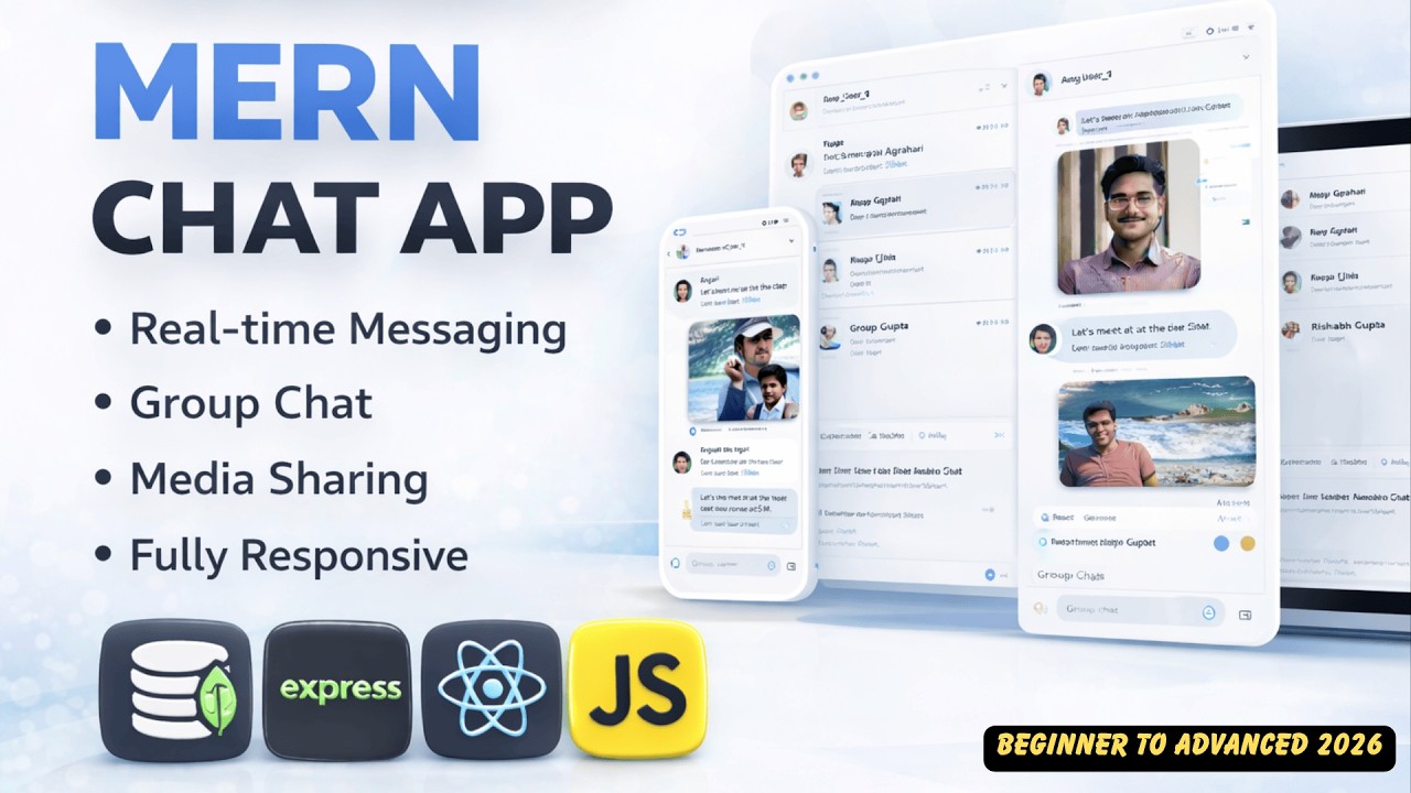 Build a Real-Time Chat App with MERN Stack | Full Stack Project for Beginners 2026