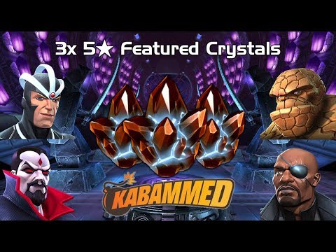 3x 5 Star Featured Crystal Opening