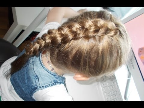 Warkocz dobierany holenderski (wypukły/odwrotny) | Dutch braid | Fryzury Dziewczęce ♡