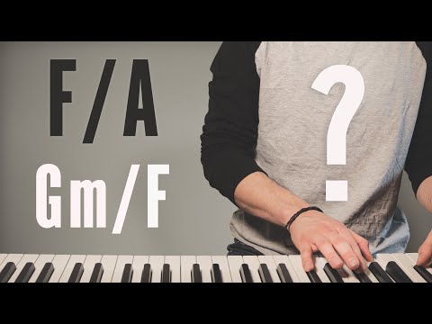 How to play slash chords on piano