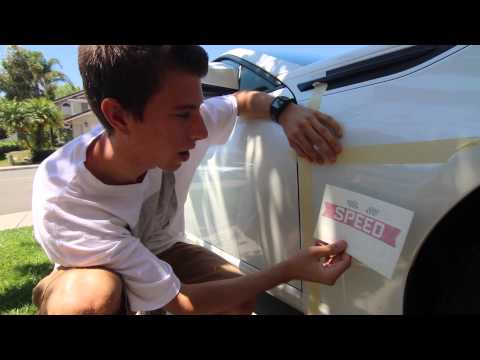How To install a Vinyl Decal