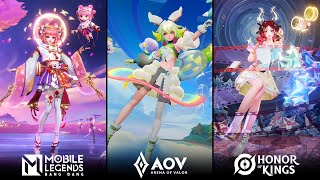 Download lagu Angela (MLBB) VS Aya (AOV) VS Yaria (HOK) : Skins Effect Comparison mp3