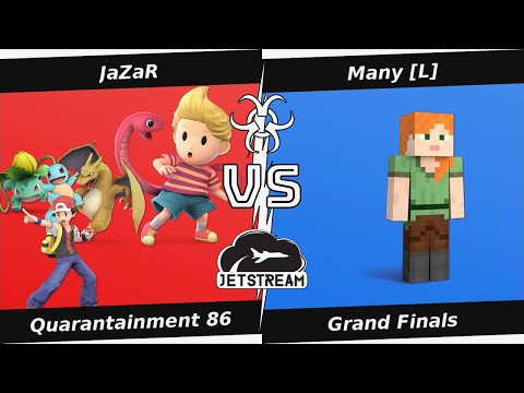 Quarantainment 86 Grand Finals - JaZaR (PKM Trainer, Lucas) Vs Many [L] (Steve) - SSBU