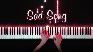 We The Kings - Sad Song | Piano Cover with Strings (with Lyrics &amp; PIANO SHEET)