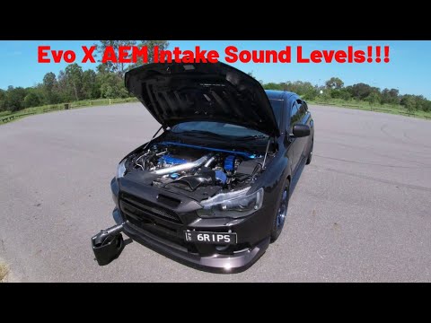 Evo X AEM Intake Sounds Comparison