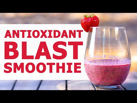 Healthy Antioxidant Berry-Blast Smoothie Recipe