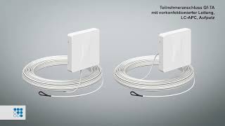 Prise d'abonné fibre optique, en saillie - Boîtiers à roulettes