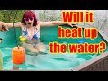 20kg Red Hot Steel Vs. Hot Tub