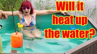 20kg Red Hot Steel Vs. Hot Tub