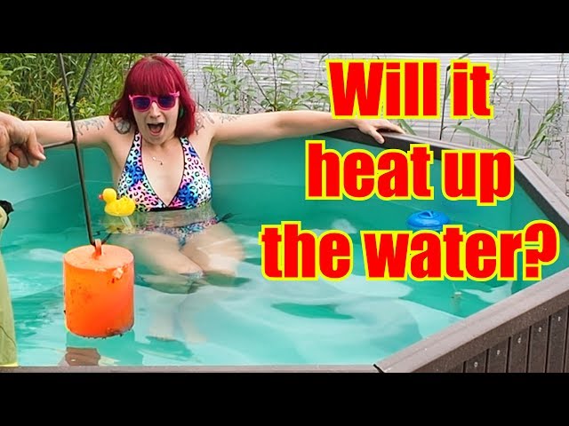 20kg Red Hot Steel Vs. Hot Tub