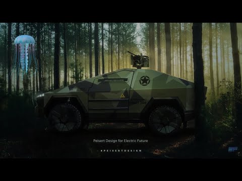 Military Tesla Cybertruck: Combat Vehicle ( Xe Chiến Đấu Tesla )  Nguyễn Hữu Hà Official