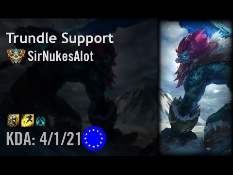 Trundle Support vs Bard - SirNukesAlot - EUW Challenger Patch 6.7