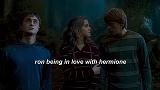 ron weasley being in love with hermione granger