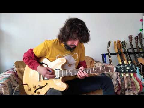 J.D Simo tone with Gibson ES-335 59 50th anniversary with ReWind pickups 1964 Pat no decal model