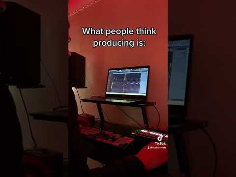 What people think producing is vs reality… #shorts