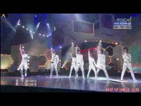 100206 U-Kiss - Binguel Binguel (Round & Round)  @ MBC Music Core