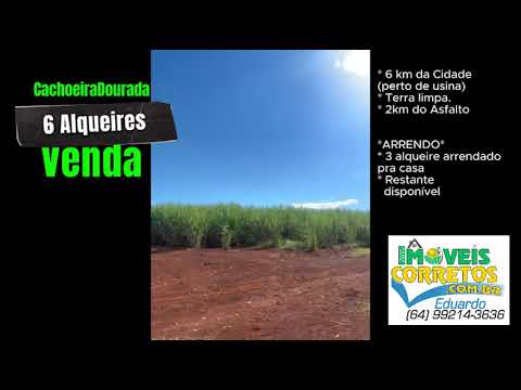 *Fazenda a venda com 6 alqueires em Cachoeira Dourada-GO