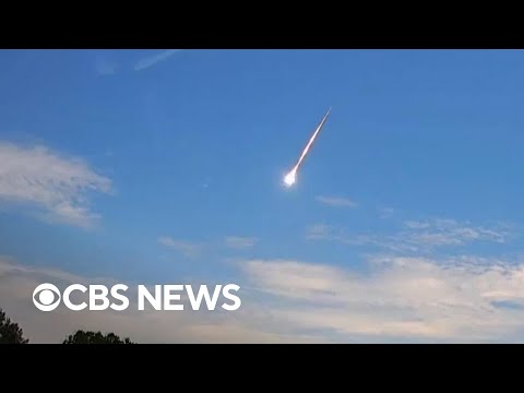 Watch: Fiery meteorite seen above Georgia and South Carolina