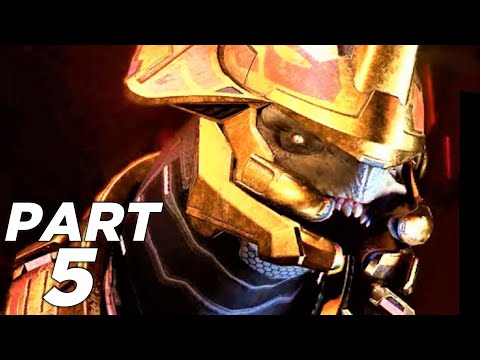 CHAK 'LOK BOSS FIGHT IN HALO INFINITE CAMPAIGN Walkthrough Gameplay Part 5 (XBOX SERIES X)