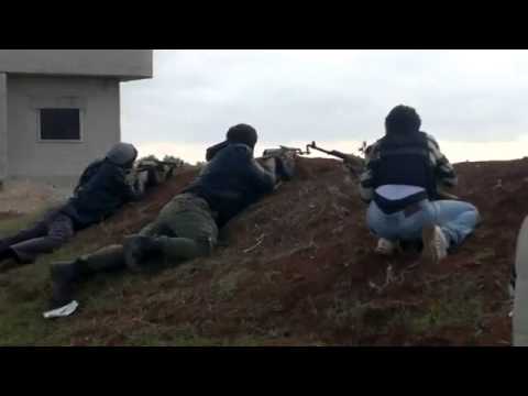 استهداف رتل لقوات النظام من قبل لواء المعتز بالله في اليادودة في محافظة درعا