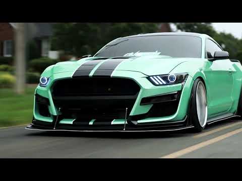 Minty Green Bagged Mustang