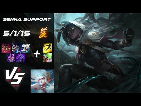 SUPPORT Senna vs Janna - NA Challenger Patch 14.12