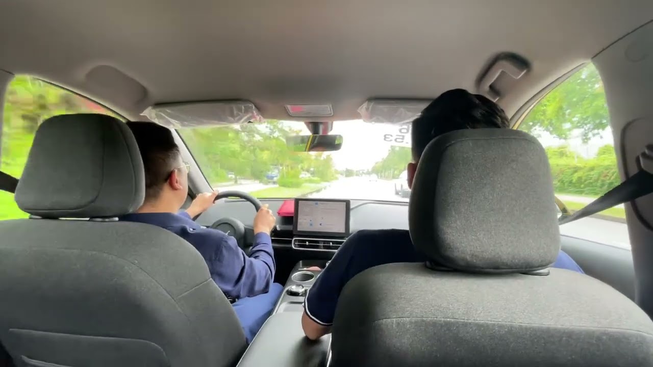 Experience test driving Vinfast Limo Green