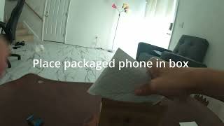 How to Fold T-Mobile Return Box