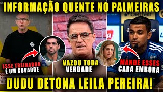 SAIU AGORA CLIMA TENSO NO PALMEIRAS | RONY COM FUTURO INDEFINIDO | VITOR REIS NOTICIAS DO PALMEIRAS
