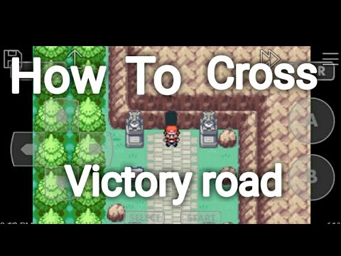 How to cross victory road faster in fire red or leaf green