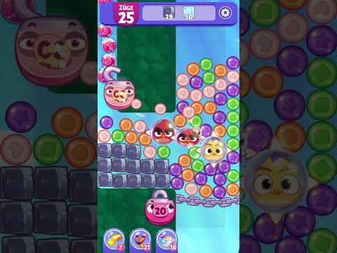 Angry Birds Dream Blast Level 220 no booster [Gameplay] optimized for smartphones [Rovio]