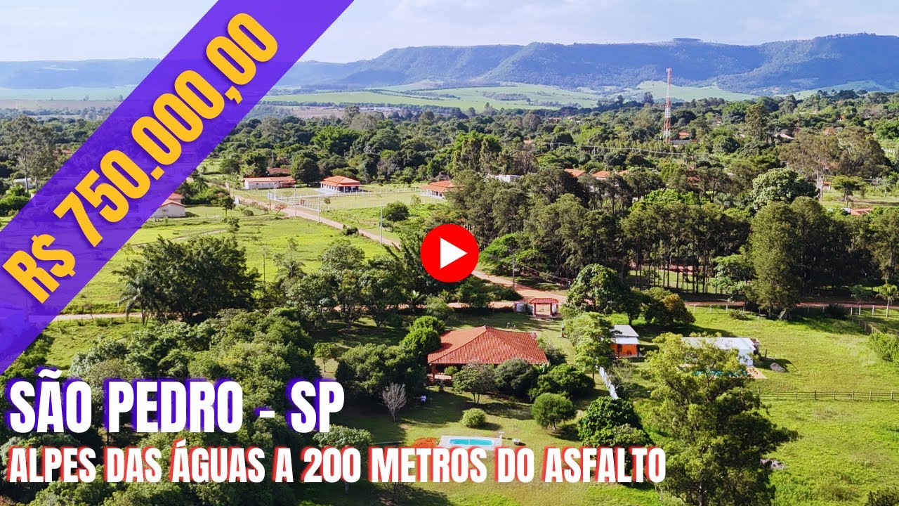 CHÁCARA EM SAO PEDRO A VENDA POR R$ 650.000,00 NO ALPES DAS ÁGUAS #interiordesp #chacara