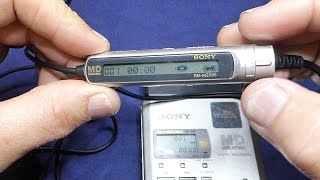 Video thumbnail for Sony MD Walkman MZ-R55 MiniDisc RECORDER by OSO POLAR MOVIES