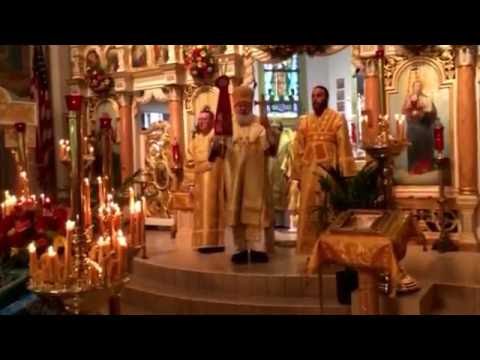 9/18/16 Trisagion Hymn at Hierarchical Divine Liturgy at our 125th Anniversary