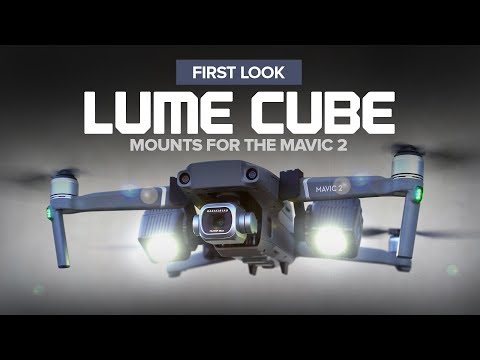 Lume Cube mounts for the DJI Mavic 2 Pro and Zoom