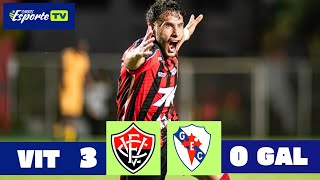 Vitória x Galícia . Campeonato baiano 2026. Gols e melhores momentos do jogo.