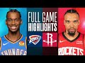 THUNDER at ROCKETS | FULL GAME HIGHLIGHTS | December 6, 2023