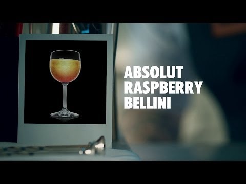 ABSOLUT RASPBERRY BELLINI DRINK RECIPE - HOW TO MIX