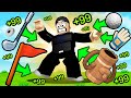 Spending Robux To Become A Golf Pro In Roblox