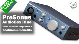Video thumbnail for PreSonus AUDIOBOX iONE Record Anything, Anywhere. The Singer / Songwriter’s Best Friend by expert island