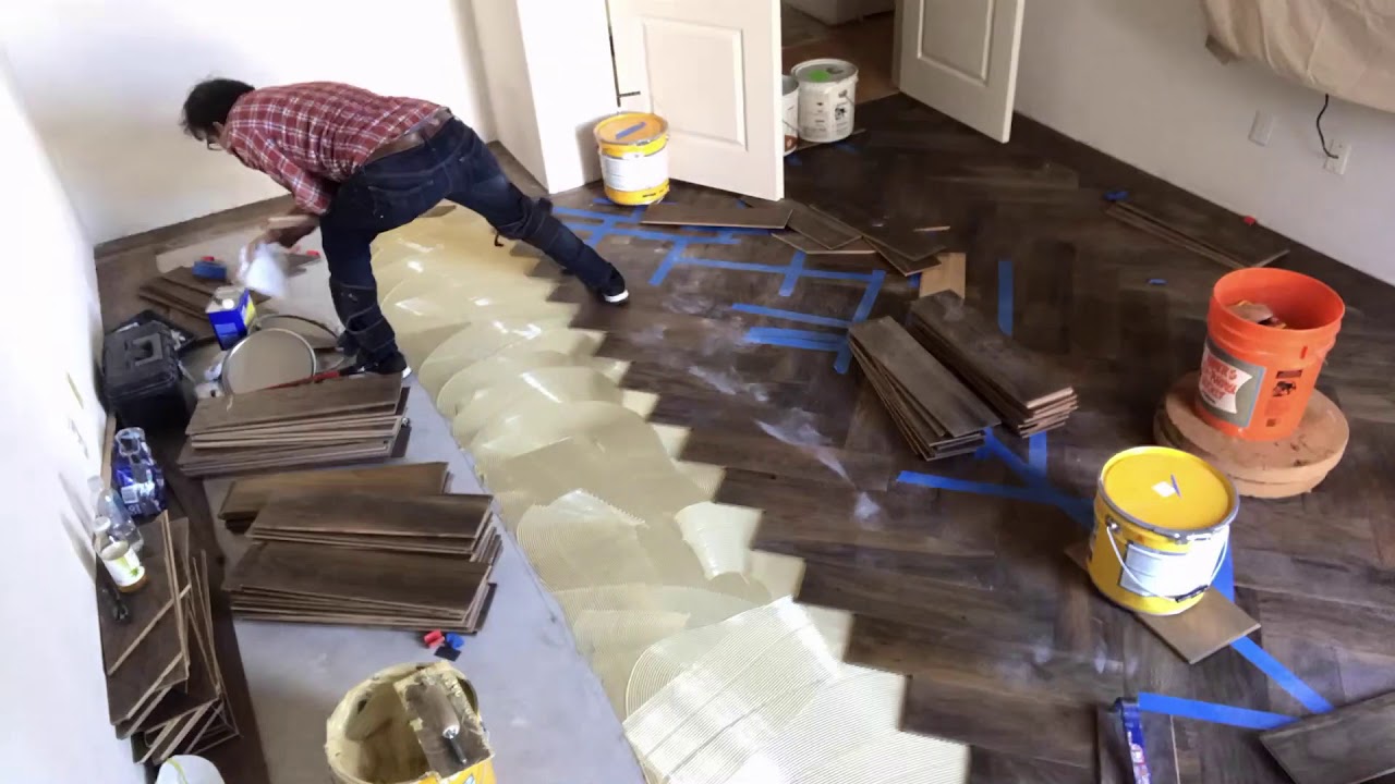 Herringbone Oceanside Flooring Project Old World Anderson Tuftex Shaw Color Windsor