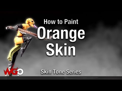 How to Paint Orange Skin tone