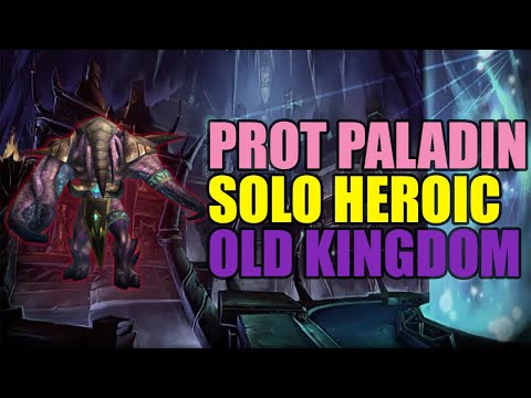 Solo Heroic Old Kingdom Prot Paladin POV - WotLK Classic