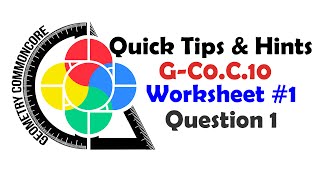 G-CO.C.10 Worksheet #1 - Hint #1