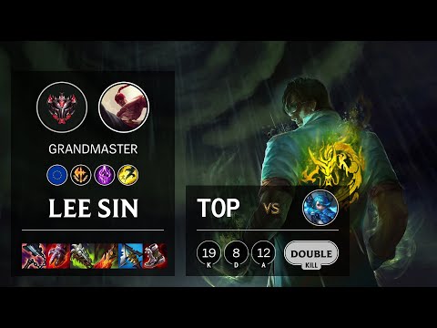 Lee Sin Top vs Gwen - EUW Grandmaster Patch 11.24