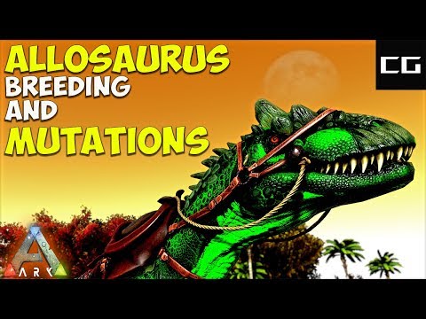 Allosaurus breeding and mutations and snail farm building